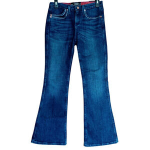 Smith + Rogue Women's No. 41 Western Cut Blue Jeans Copper Rivets Cowgirl 25x30